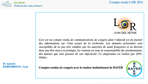 Uvéite – Dr Aymeric BARBARROUX