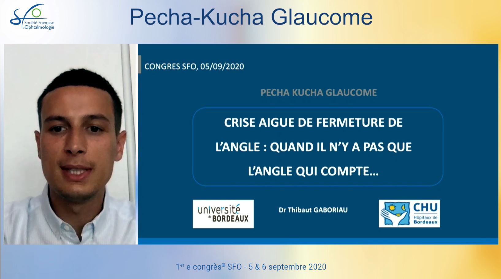 Crise aiguë de fermeture de l’angle : quand il n’y a pas que l’angle qui compte... Thibaut GABORIAU