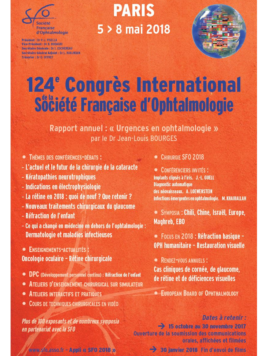 Affiche congrès 2018