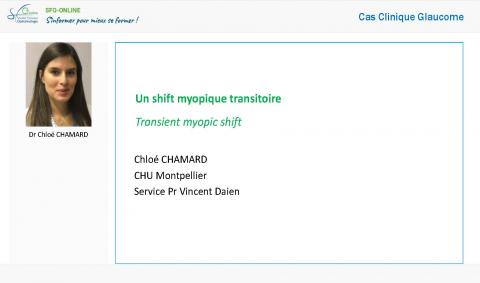 Un shift myopique transitoire