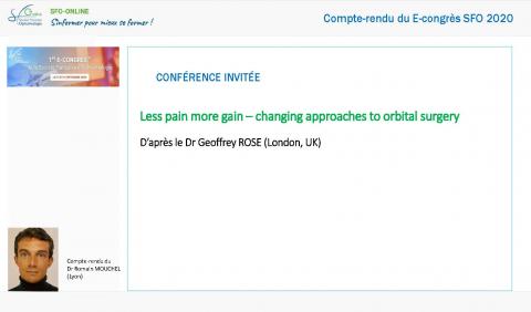 Compte-rendu du Dr Romain MOUCHEL