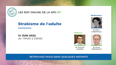 webinaire Strabisme de l'adulte